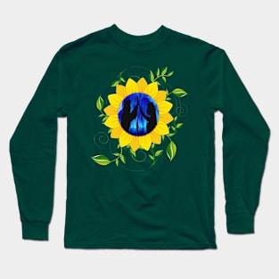 Pocahontas sunflower Long Sleeve T-Shirt